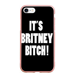 Чехол iPhone 7/8 матовый It's Britney Bitch, цвет: 3D-светло-розовый