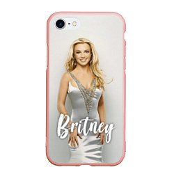 Чехол iPhone 7/8 матовый Britney Spears, цвет: 3D-светло-розовый