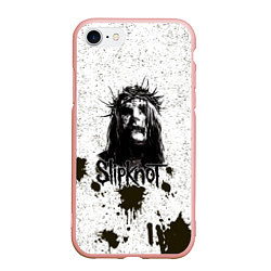 Чехол iPhone 7/8 матовый Slipknot Demon, цвет: 3D-светло-розовый