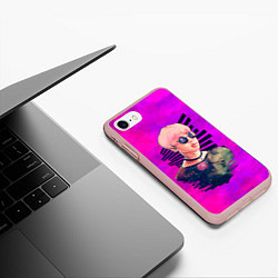 Чехол iPhone 7/8 матовый BTS: Kim Nam-joon, цвет: 3D-светло-розовый — фото 2