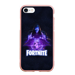 Чехол iPhone 7/8 матовый Fortnite: Omen, цвет: 3D-светло-розовый