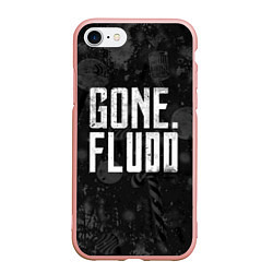 Чехол iPhone 7/8 матовый GONE Fludd Dark, цвет: 3D-светло-розовый