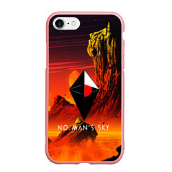 Чехол iPhone 7/8 матовый No Man's Sky: Red Dust, цвет: 3D-баблгам