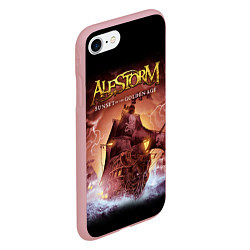 Чехол iPhone 7/8 матовый Alestorm: Golden Ship, цвет: 3D-баблгам — фото 2