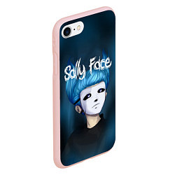 Чехол iPhone 7/8 матовый Sally Face, цвет: 3D-светло-розовый — фото 2