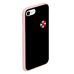 Чехол iPhone 7/8 матовый UMBRELLA CORP, цвет: 3D-светло-розовый — фото 2