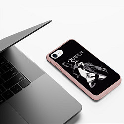 Чехол iPhone 7/8 матовый Queen Star, цвет: 3D-светло-розовый — фото 2