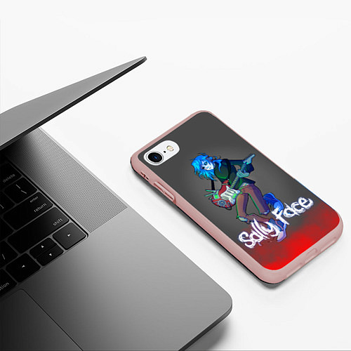 Чехол iPhone 7/8 матовый Sally Face: Rock Star / 3D-Светло-розовый – фото 3