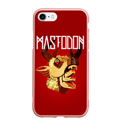 Чехол iPhone 7/8 матовый Mastodon: Leviathan, цвет: 3D-светло-розовый