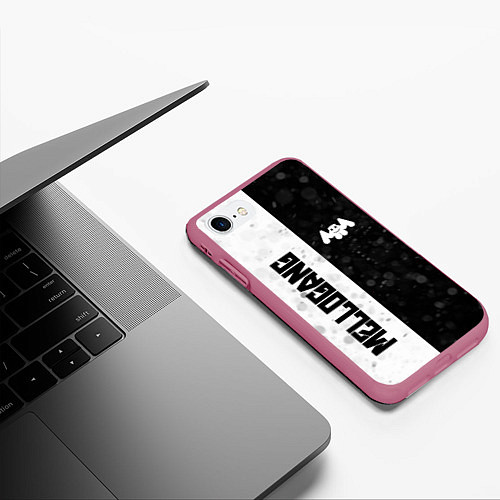 Чехол iPhone 7/8 матовый Mellogang / 3D-Малиновый – фото 3