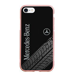 Чехол iPhone 7/8 матовый Mercedes AMG: Street Style, цвет: 3D-светло-розовый