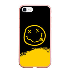 Чехол iPhone 7/8 матовый NIRVANA, цвет: 3D-светло-розовый