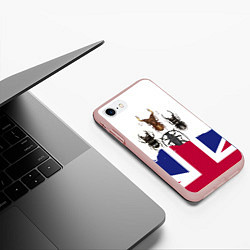Чехол iPhone 7/8 матовый The Beatles - fantasy, цвет: 3D-светло-розовый — фото 2
