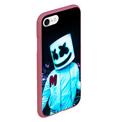 Чехол iPhone 7/8 матовый MARSHMELLO, цвет: 3D-малиновый — фото 2