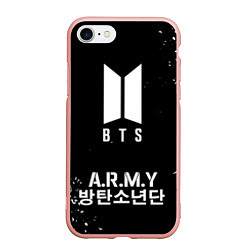 Чехол iPhone 7/8 матовый BTS ARMY