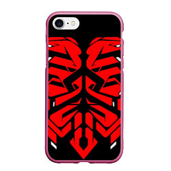 Чехол iPhone 7/8 матовый ARMOR SAMURAI, цвет: 3D-малиновый