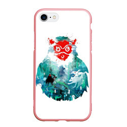 Чехол iPhone 7/8 матовый Princess Mononoke, цвет: 3D-баблгам