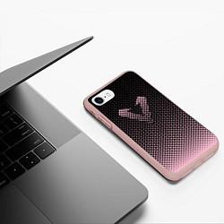 Чехол iPhone 7/8 матовый Apex Legends В Горошек, цвет: 3D-светло-розовый — фото 2