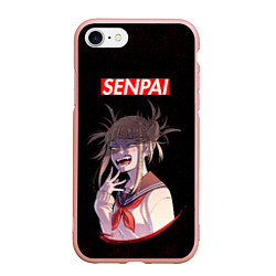 Чехол iPhone 7/8 матовый Senpai My Hero Academia, цвет: 3D-светло-розовый