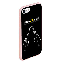 Чехол iPhone 7/8 матовый Brazzers - casting producer, цвет: 3D-светло-розовый — фото 2