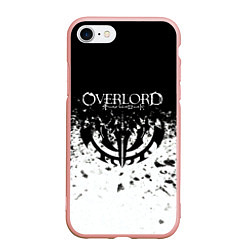 Чехол iPhone 7/8 матовый Overlord, цвет: 3D-светло-розовый