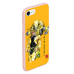 Чехол iPhone 7/8 матовый JoJo Bizarre Adventure, цвет: 3D-светло-розовый — фото 2