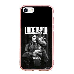 Чехол iPhone 7/8 матовый Lindemann, цвет: 3D-светло-розовый