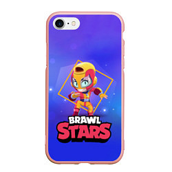 Чехол iPhone 7/8 матовый Brawl Stars Max, цвет: 3D-светло-розовый