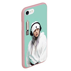 Чехол iPhone 7/8 матовый BILLIE EILISH, цвет: 3D-баблгам — фото 2