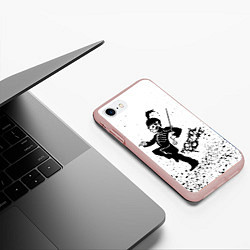 Чехол iPhone 7/8 матовый My Chemical Romance, цвет: 3D-светло-розовый — фото 2