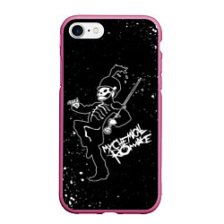 Чехол iPhone 7/8 матовый My Chemical Romance, цвет: 3D-малиновый