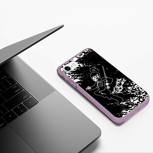 Чехол iPhone 7/8 матовый My Chemical Romance / 3D-Сиреневый – фото 3