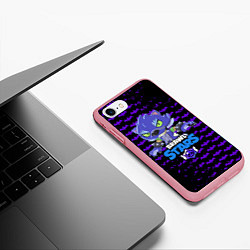 Чехол iPhone 7/8 матовый BRAWL STARS LEON ОБОРОТЕНЬ, цвет: 3D-баблгам — фото 2
