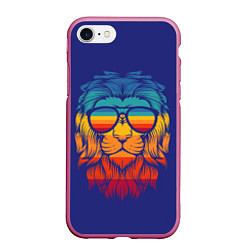 Чехол iPhone 7/8 матовый LION1