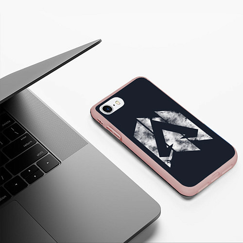Чехол iPhone 7/8 матовый Apex Legends / 3D-Светло-розовый – фото 3