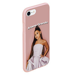 Чехол iPhone 7/8 матовый Ariana Grande Ариана Гранде, цвет: 3D-светло-розовый — фото 2