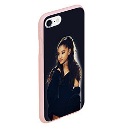 Чехол iPhone 7/8 матовый Ariana Grande Ариана Гранде, цвет: 3D-светло-розовый — фото 2