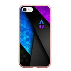 Чехол iPhone 7/8 матовый Apex Legends, цвет: 3D-светло-розовый
