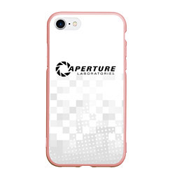 Чехол iPhone 7/8 матовый PORTAL, цвет: 3D-светло-розовый