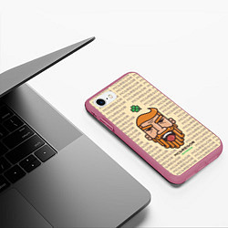 Чехол iPhone 7/8 матовый MCGREGOR, цвет: 3D-малиновый — фото 2