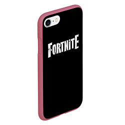 Чехол iPhone 7/8 матовый Fortnite, цвет: 3D-малиновый — фото 2