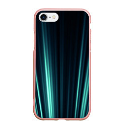 Чехол iPhone 7/8 матовый Текстура, цвет: 3D-светло-розовый