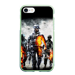 Чехол iPhone 7/8 матовый Battlefield цвета 3D-салатовый — фото 1