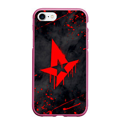 Чехол iPhone 7/8 матовый ASTRALIS, цвет: 3D-малиновый