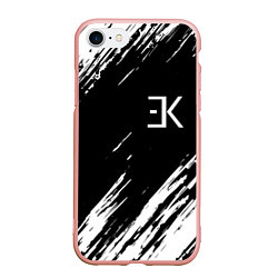 Чехол iPhone 7/8 матовый ЕГОР КРИД, цвет: 3D-светло-розовый