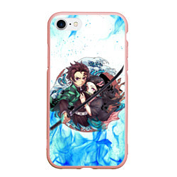 Чехол iPhone 7/8 матовый KIMETSU NO YAIBA