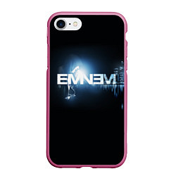 Чехол iPhone 7/8 матовый EMINEM, цвет: 3D-малиновый