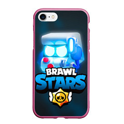 Чехол iPhone 7/8 матовый BRAWL STARS 8 BIT