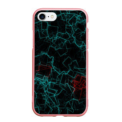 Чехол iPhone 7/8 матовый Текстура, цвет: 3D-баблгам