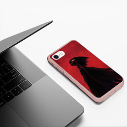 Чехол iPhone 7/8 матовый Hollow Knight, цвет: 3D-светло-розовый — фото 2